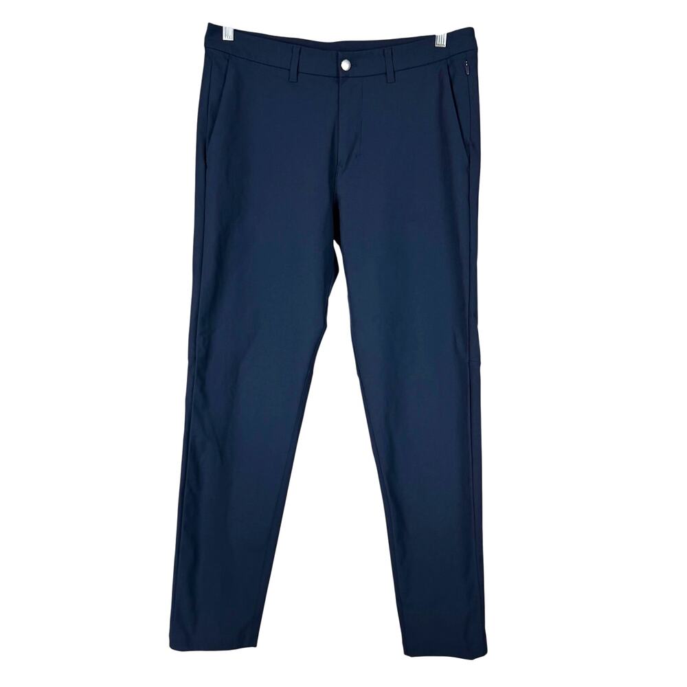 Lululemon Commission Pant Slim True Navy Men's Size 34 x 31 Excellent Condition